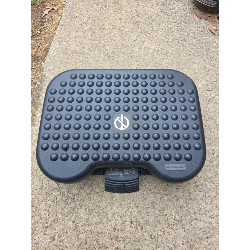Huanuo Adjustable Under Desk Footrest Model HNFR3 Footstool Height & Tilt adj.
